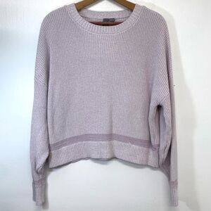 Sweaty Betty Sweater Medium  Chunky Oversize Boxy Long Bishop Sleeve